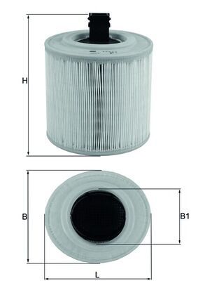 Mahle LX3015/14 Air Filter - 1