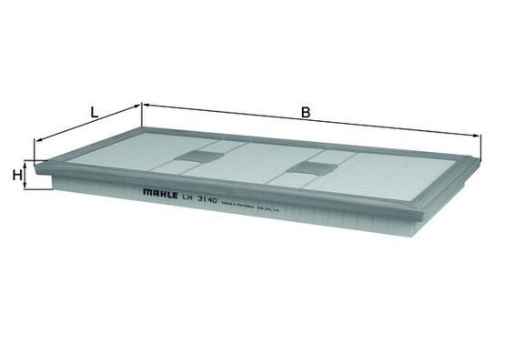 Mahle LX3140 Air Filter - 1
