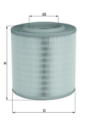 Mahle LX3143 Air Filter - 1