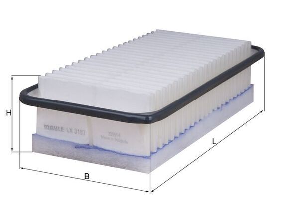 Mahle LX3187 Air Filter - 1