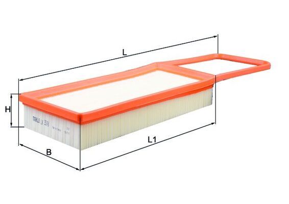 Mahle LX3249 Air Filter - 1