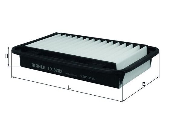 Mahle LX3282 Air Filter - 1