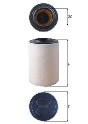 Mahle LX3286 Air Filter - 1