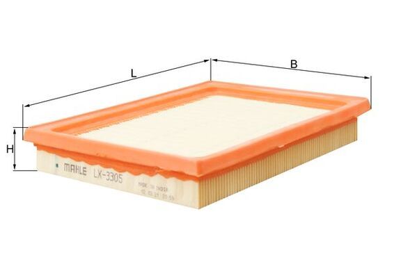 Mahle LX3305 Air Filter - 1