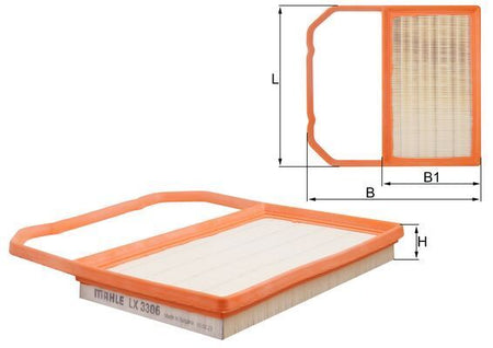 Mahle LX3306 Air Filter - 1