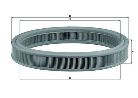 Mahle LX332 Air Filter - 1