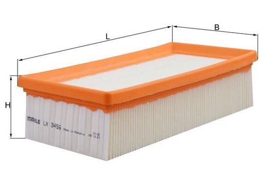 Mahle LX3456 Air Filter - 1