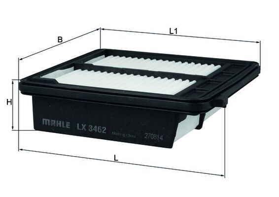 Mahle LX3462 Air Filter - 1