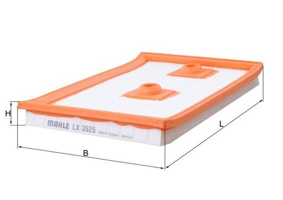 Mahle LX3525 Air Filter - 1