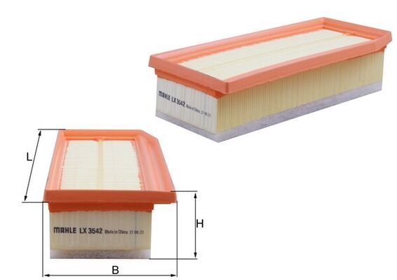 Mahle LX3542 Air Filter - 1