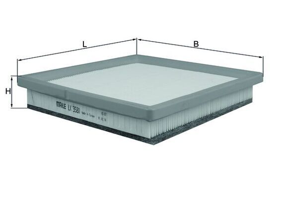 Mahle LX3580 Air Filter - 1