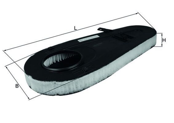 Mahle LX3598 Air Filter - 1