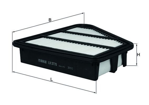 Mahle LX3778 Air Filter - 1
