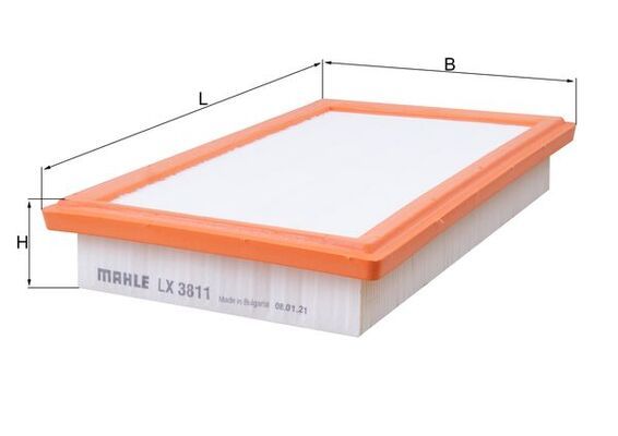 Mahle LX3811 Air Filter - 1