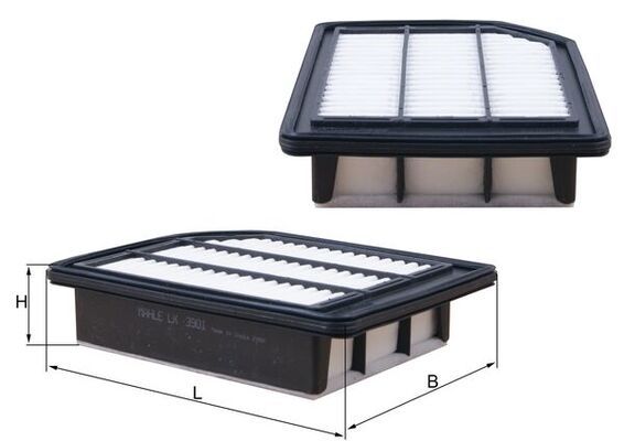 Mahle LX3901 Air Filter - 1