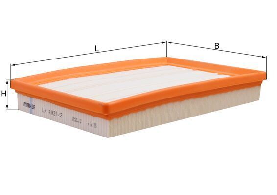 Mahle LX4031/2 Air Filter - 1