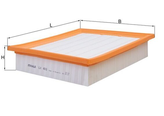 Mahle LX405 Air Filter - 1