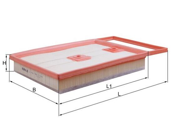 Mahle LX4136 Air Filter - 1