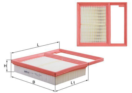 Mahle LX4157 Air Filter - 1