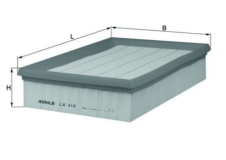 Mahle LX418 Air Filter - 1