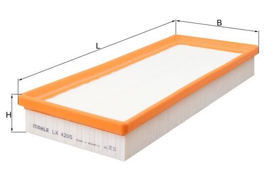 Mahle LX4205 Air Filter - 1