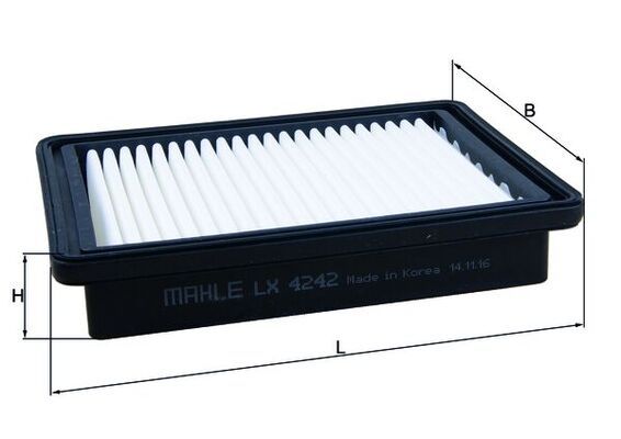 Mahle LX4242 Air Filter - 1