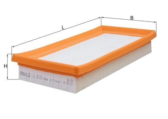 Mahle LX4248 Air Filter - 1