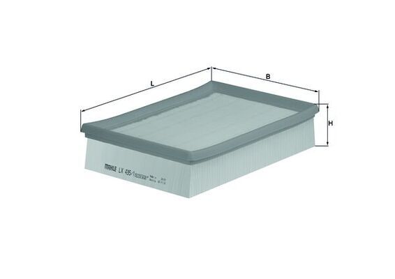 Mahle LX435/1 Air Filter - 1