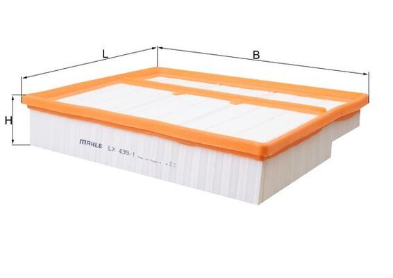 Mahle LX439/1 Air Filter - 1