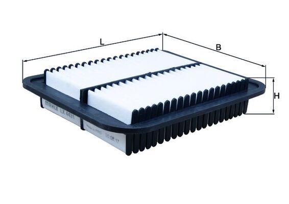 Mahle LX4431 Air Filter - 1