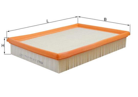 Mahle LX443 Air Filter - 1