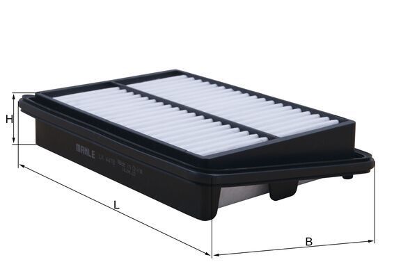 Mahle LX4478 Air Filter - 1