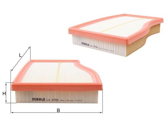 Mahle LX4784 Air Filter - 1