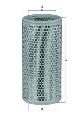 Mahle LX502 Air Filter - 1