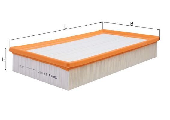 Mahle LX517 Air Filter - 1