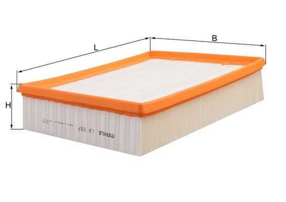 Mahle LX537 Air Filter - 1