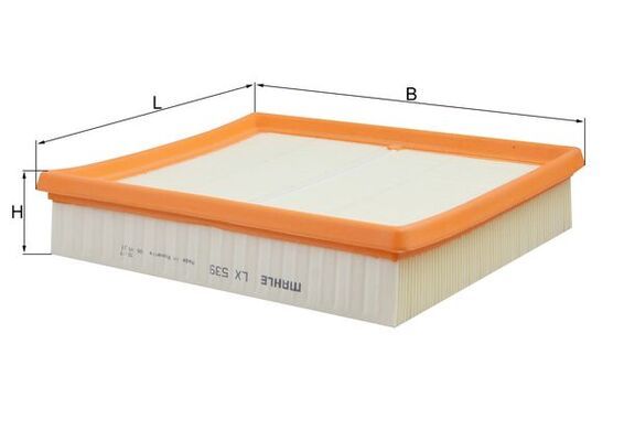 Mahle LX539 Air Filter - 1