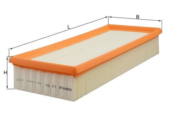 Mahle LX54 Air Filter - 1