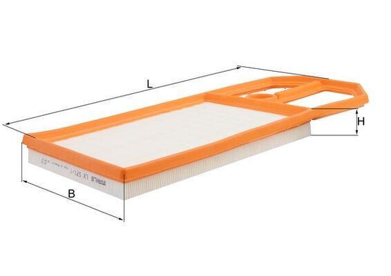 Mahle LX571/1 Air Filter - 1