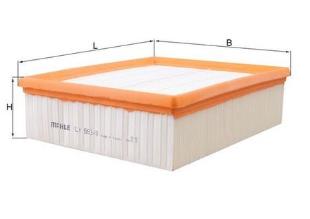 Mahle LX593/1 Air Filter - 1