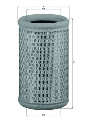 Mahle LX646/1 Air Filter - 1