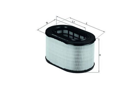 Mahle LX669 Air Filter - 1