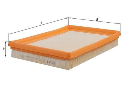 Mahle LX687 Air Filter - 1
