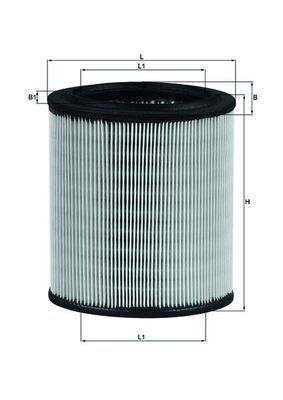 Mahle LX715 Air Filter - 1
