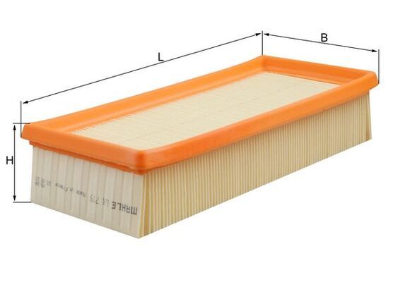 Mahle LX719 Air Filter - 1