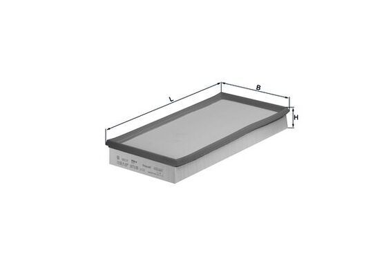 Mahle LX726 Air Filter - 1