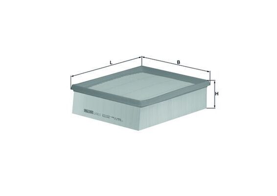 Mahle LX742/2 Air Filter - 1