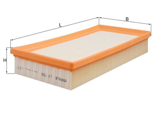 Mahle LX756 Air Filter - 1