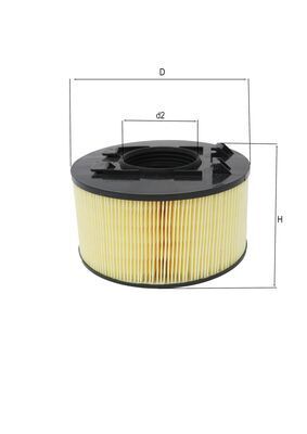 Mahle LX759 Air Filter - 1