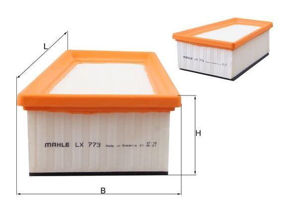 Mahle LX773 Air Filter - 1